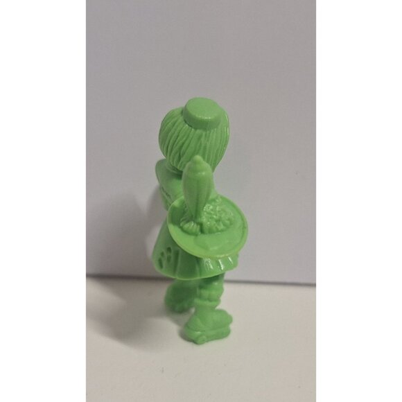 Green SLUG Zombies 2015 Figure Retro Roller Girl Holding Bird On Tray Zombie - Picture 4 of 7